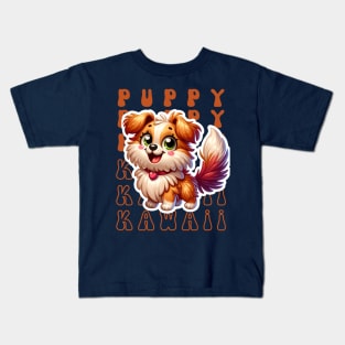 Kawaii Puppy Kids T-Shirt